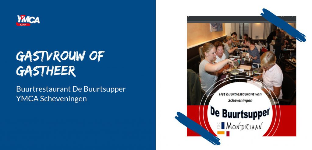 gastvrouw of gastheer buurtrestaurant buurtsupper Scheveningen